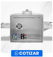 Horno de Pizza Rotativo a Gas 35 cm Faja rotativa de 35 cm GC-HPZG35-R