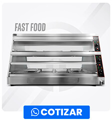 Vitrina de Sobremesa PRO 150 cm Conserva pollo frito, papas y  GC-VM150